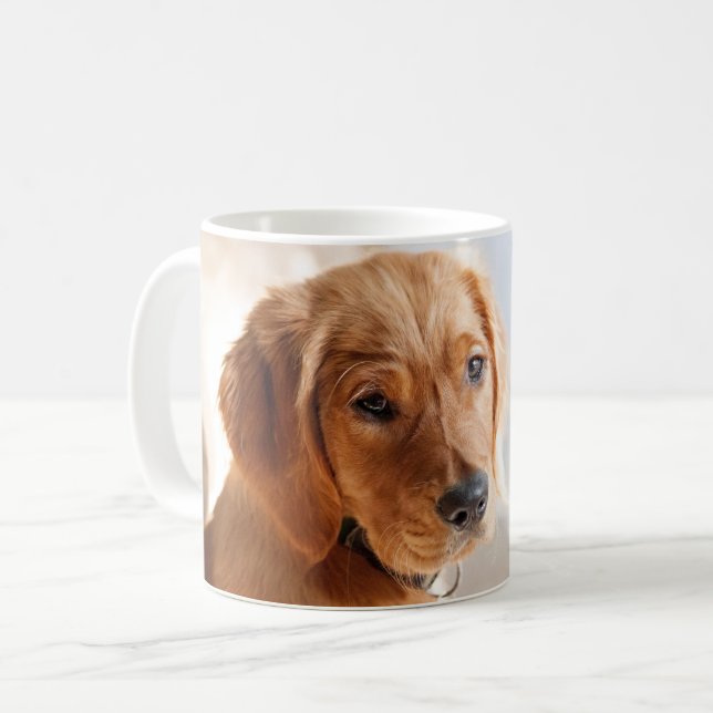 Taza De Café Foto de Mascota Personalizada (Anverso izquierdo)