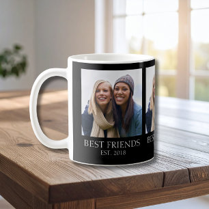 Taza De Café Foto de Mejores Amigos Establecidos