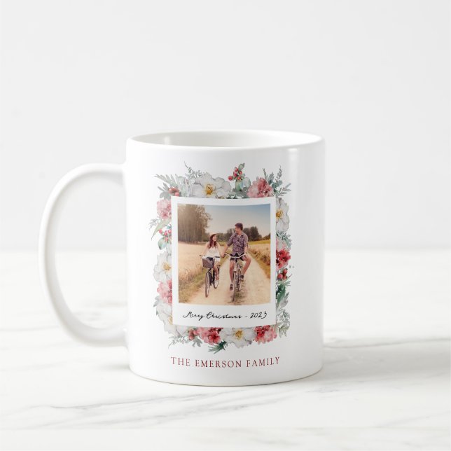Taza De Café Foto de Navidad (Izquierda)