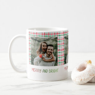 Taza De Café Foto de Navidad Alegre y Brillante