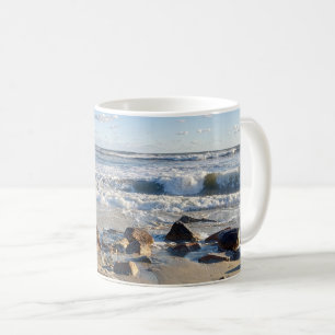 Taza De Café Foto de Olas del Océano Atlántico