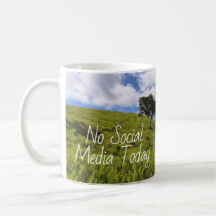 Taza De Café Foto de paisaje hawaiano sin redes sociales hoy