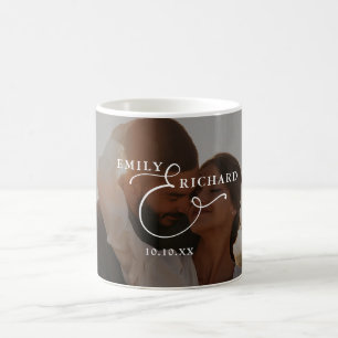 Taza De Café Foto de pareja moderna elegante