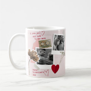 Taza De Café Foto de pareja personalizada Día de San Valentín m
