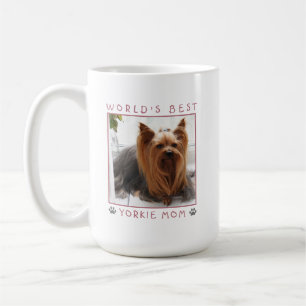 Taza De Café Foto de patas grises rosadas de la mejor mamá de Y
