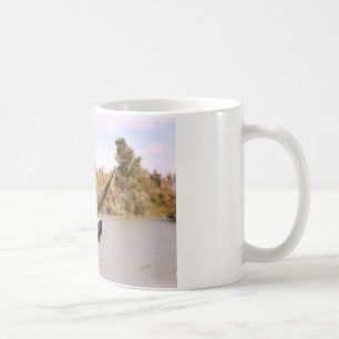 Taza De Café foto de pato volando sobre agua