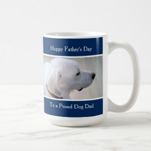 Taza De Café Foto de perfil de mezcla de Labrador blanco recupe