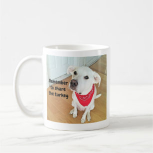 Taza De Café Foto de Perro de Cute Pup con orejas divertidas pe