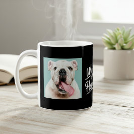 Taza De Café Foto de Perro Paw