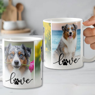 Taza De Café Foto de perro personalizada Amante de las mascotas
