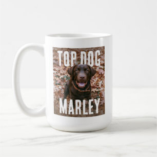 Taza De Café Foto de Perro Top Dog en PhotoPop