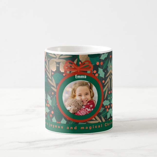 Taza De Café Foto de personalizable y taquilla de texto - Crea  (Centro)