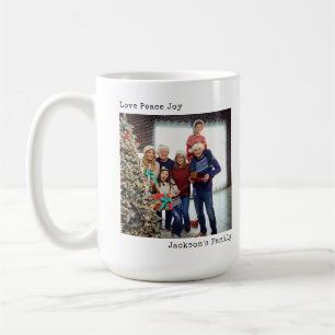 Taza De Café Foto de Personalizado de Navidades de máquina de e