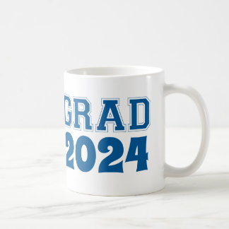 Taza De Café Foto de personalizado del año de clase azul marino