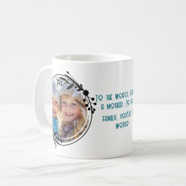 Taza De Café Foto de personalizado Mejor madre y Día de la Madr
