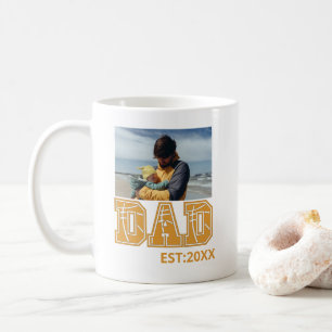 Taza De Café Foto de personalizado Padre Deporte Día Papá Balon