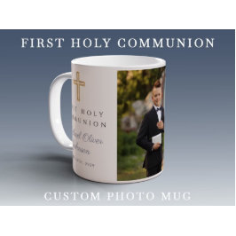 Taza De Café Foto de primera comunicación de travesía religiosa
