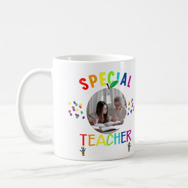 Taza De Café Foto de profesor especial inspirador (Izquierda)