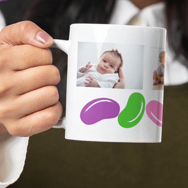 Taza De Café Foto de regalo de Pascua Mug con judías (Subido por el creador)