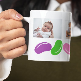 Taza De Café Foto de regalo de Pascua Mug con judías
