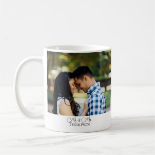 Taza De Café Foto de Sr y Sra 