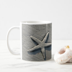 Taza De Café Foto de Starfish Sand Ocean Beach