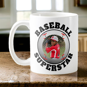 Taza De Café Foto de Superestrella de Béisbol