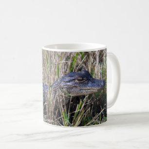 Taza De Café Foto de vida silvestre de un caimán bebé lindo en