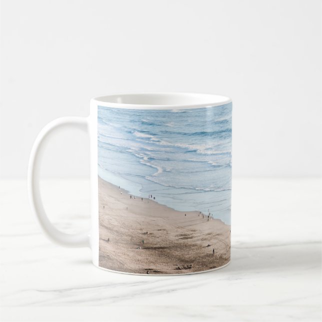 TAZA DE CAFÉ FOTO DE VINTAGE BEACH (Izquierda)
