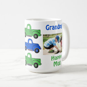 Taza De Café FOTO de Vintage Truck KIDS del abuelo