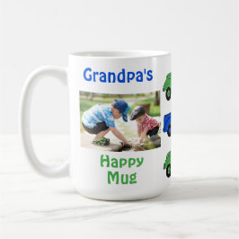 Taza De Café FOTO de Vintage Truck KIDS del abuelo