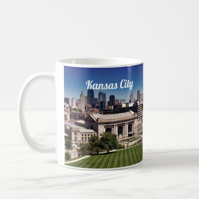 Taza De Café Foto del centro de Kansas City Missouri (Izquierda)