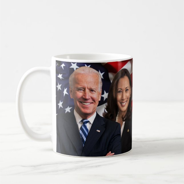 Taza De Café Foto del Colectivo Electoral Biden Harris 2020 (Izquierda)