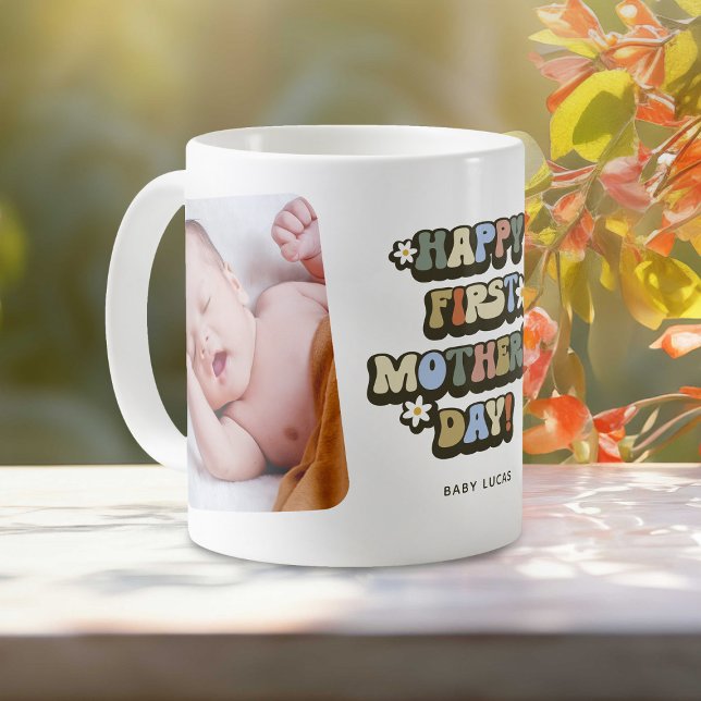 Taza De Café Foto del Día 2 de la Primera Madre Retro (Subido por el creador)