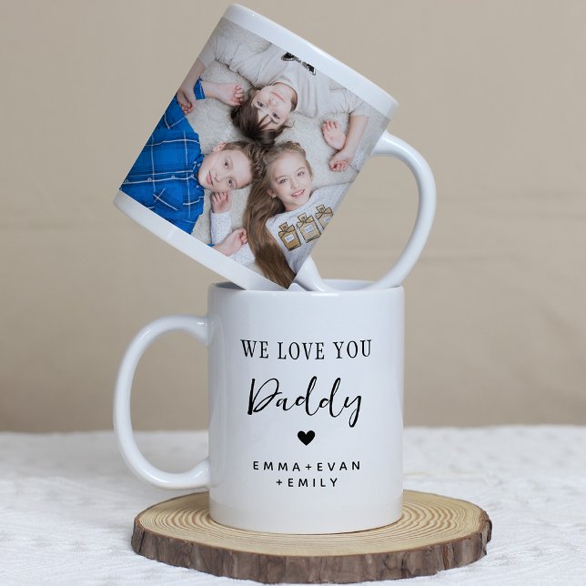 Taza De Café Foto del Día de Papá te amamos (Subido por el creador)