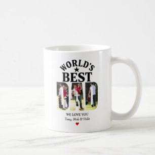 Taza De Café Foto del Día del Padre con la mejor certificación