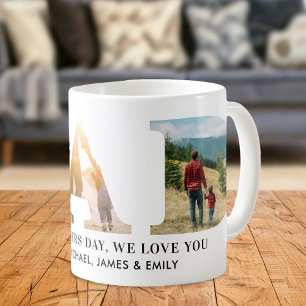 Taza De Café Foto del Día del Padre Personalizado