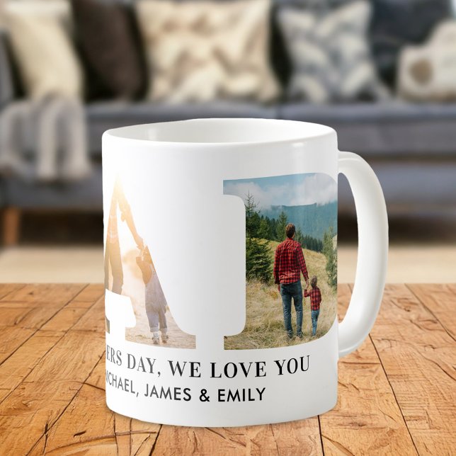Taza De Café Foto del Día del Padre Personalizado (Subido por el creador)