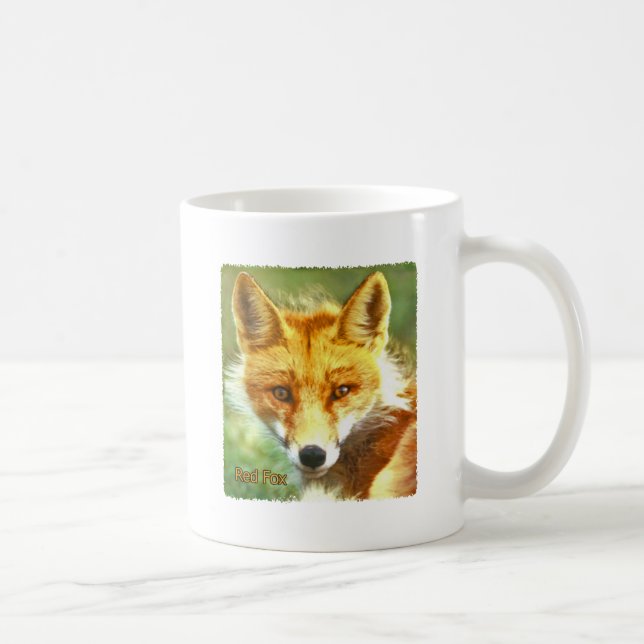 Taza De Café Foto del Fox rojo (Derecha)