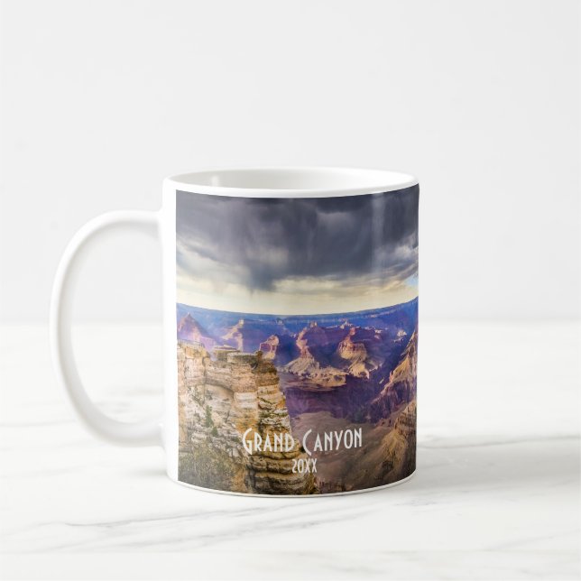 Taza De Café Foto del Gran Cañón a dos lados (Izquierda)