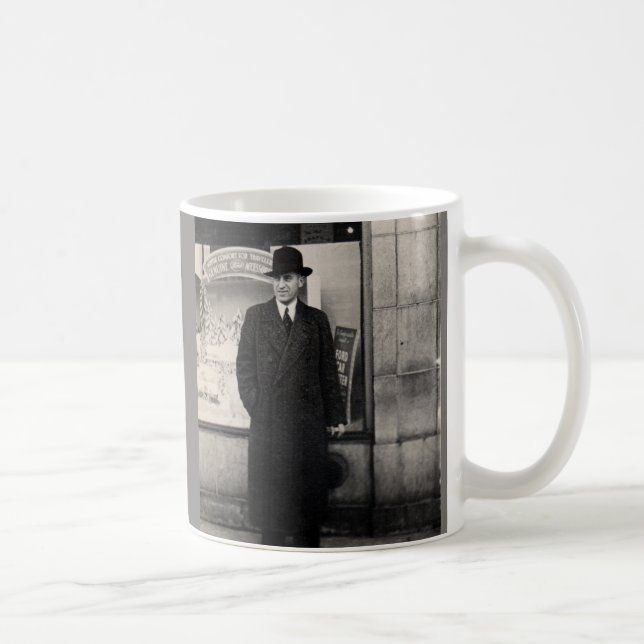 Taza De Café foto del hombre del dapper de los años 30 (Derecha)