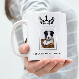 Taza De Café Foto del mascota del perro conmemorativo