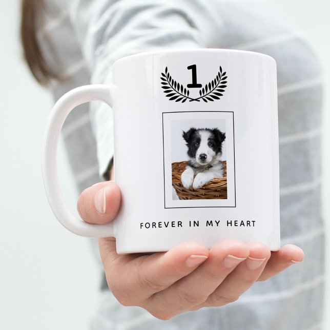 Taza De Café Foto del mascota del perro conmemorativo (Subido por el creador)