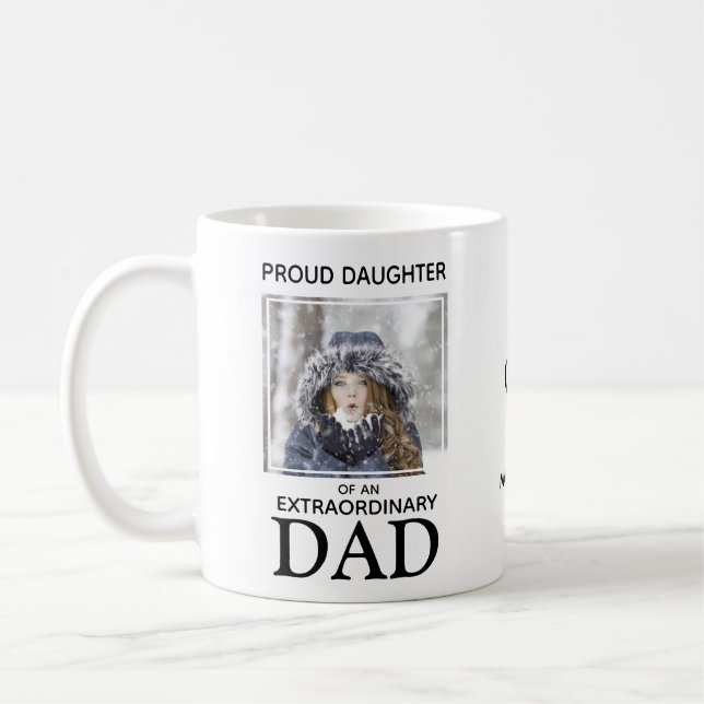 Taza De Café Foto del mejor Personalizado de papá (Izquierda)