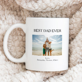 Taza De Café Foto del mejor Personalizado de papá