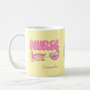 Taza De Café Foto del nombre de la escuela de estudiantes de en