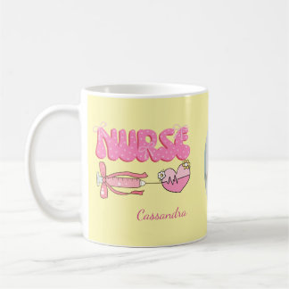 Taza De Café Foto del nombre de la escuela de estudiantes de en