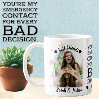 Taza De Café Foto del Personalizado de amistad de contacto de e