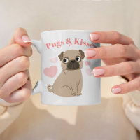 Foto del Personalizado de Pug "Pugs and Kiss"
