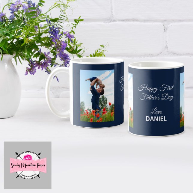 Taza De Café Foto del Personalizado del Día del Padre Feliz (Subido por el creador)